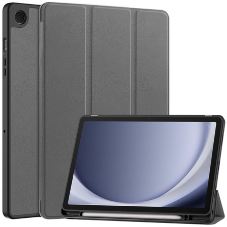 Etui Bizon Case Tab Lizard do Galaxy Tab A9 Plus, szare