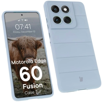 Pancerne etui Bizon Case Tur do Motorola Edge 60 / 60 Fusion, jasnoniebieskie