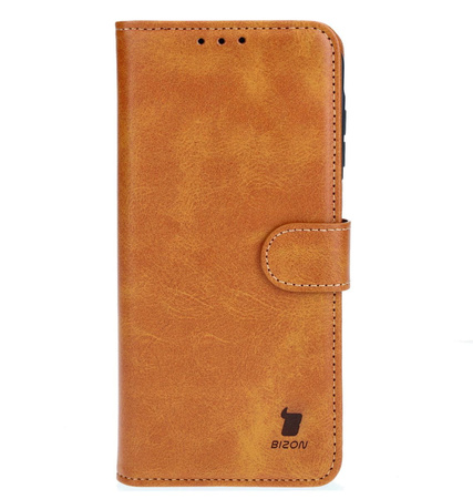 Etui z klapką Bizon Case Pocket do Galaxy A15 5G/4G, brązowe