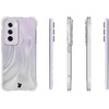 Elastyczne etui + 2x folia na ekran Bizon Case Clear Pack do Oppo Reno12 Pro, przezroczyste