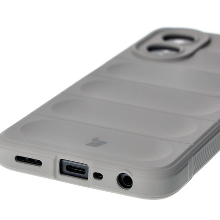 Pancerne etui Bizon Case Tur do Oppo A38 4G, jasnoszare