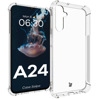 Elastyczne etui Bizon Case Salpa do Galaxy A24 4G, przezroczyste