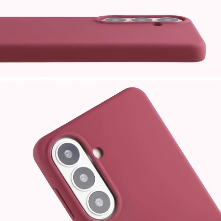 Silikonowe etui Bizon Soft Case do Galaxy S26 Plus, ciemnofioletowe