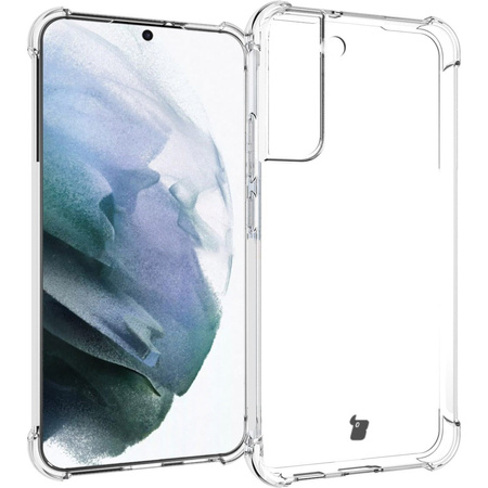 Etui + 2x szkło + obiektyw Bizon Case Clear Pack do Galaxy S22 Plus, przezroczyste