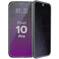 Prywatyzujące szkło hybrydowe Bizon Glass Mule Shadow do Google Pixel 10 Pro, matowe