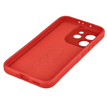 Pancerne etui Bizon Case Tur do Oppo Reno 15 Pro, czerwone