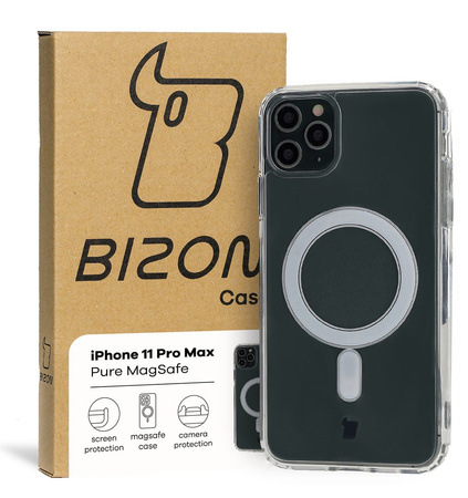 Etui Bizon Case Pure Magnetic do Apple iPhone 11 Pro Max, przezroczyste