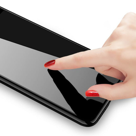 Szkło hartowane Bizon Glass Edge - 2 sztuki + ochrona na obiektyw, Galaxy A53, czarne