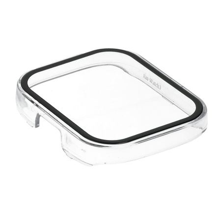 Etui Bizon Case Watch Adamo do Xiaomi Redmi Watch 3, przezroczyste