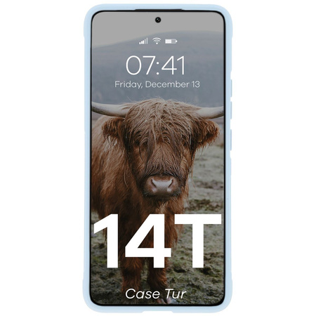 Pancerne etui Bizon Case Tur do Xiaomi 14T, jasnoniebieskie