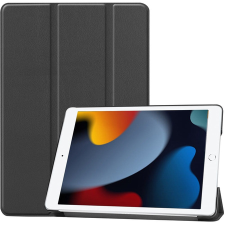 Etui Bizon Case Tab Croc do iPad 9/8/7 10.2 2021/2020/2019, czarne