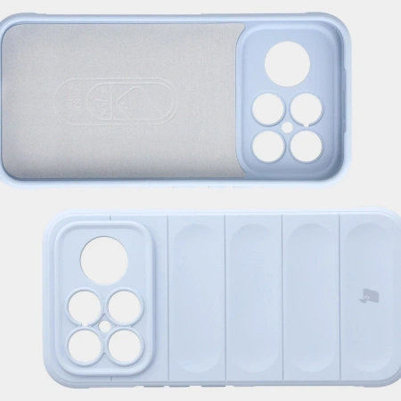 Pancerne etui Bizon Case Tur do Xiaomi POCO F8 Ultra, jasnoniebieskie