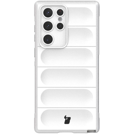 Pancerne etui Bizon Case Tur do Galaxy S22 Ultra, białe