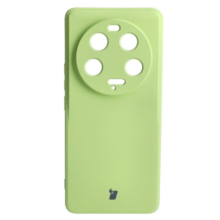 Etui Bizon Case Silicone Sq do Xiaomi 13 Ultra, jasnozielone
