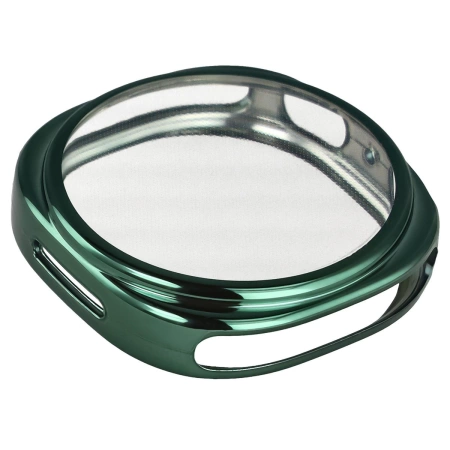 Etui z osłoną ekranu Bizon Case Watch Felipe do Galaxy Watch 8 40 mm, zielone