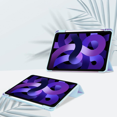 Etui Bizon Case Tab Clear Matt do Apple iPad Air 6 / Air 5 / Air 4 / iPad Pro 11 2018, błękitne