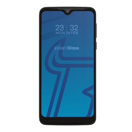 Szkło hartowane Bizon Glass Edge do Moto G8 Play, czarne