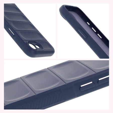 Pancerne etui Bizon Case Tur do iPhone 16e, granatowe