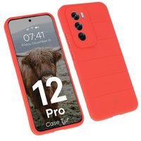 Pancerne etui Bizon Case Tur do Oppo Reno 12 Pro, czerwone