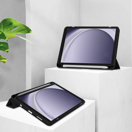 Etui Bizon Case Tab Clear Matt do Galaxy Tab A9, czarne