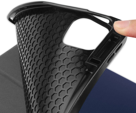 Etui Bizon Case Tab Lizard do Apple iPad Pro 12.9 2022/2021/2020/2018, granatowe