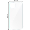 Folia hydrożelowa na tył Bizon Glass Hydrogel Back Duo, iPhone 13, 2 sztuki