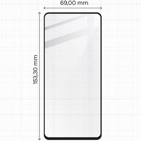 Szkło hartowane Bizon Glass Edge do Galaxy A52s 5G, A52 4G/5G, czarne
