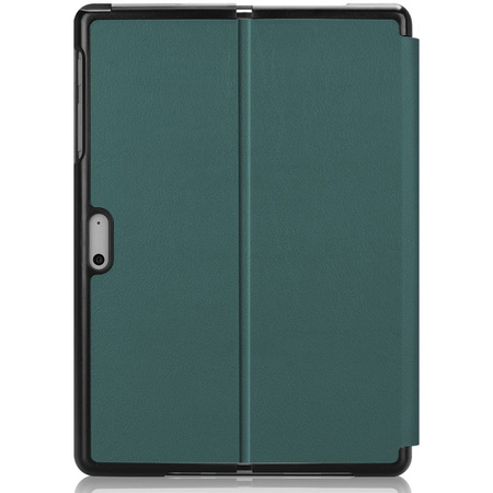 Etui Bizon Case Tab Croc do Microsoft Surface Go 3 / Go 2 / Go, ciemnozielone