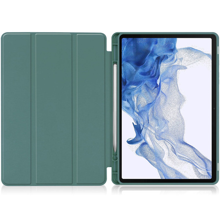 Etui Bizon Case Tab Lizard do Samsung Galaxy Tab S9, ciemnozielone