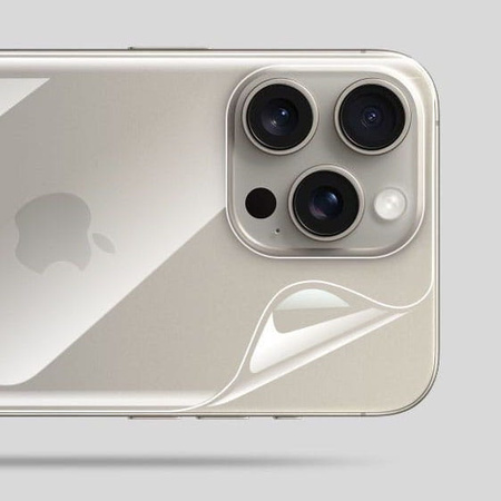 Folia hydrożelowa na tył Bizon Glass Hydrogel Back Duo, iPhone 15 Pro Max, 2 sztuki