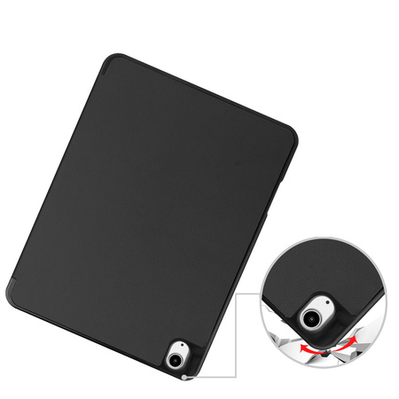Etui Bizon Case Tab Lizard do iPad Air 13" 2024, czarne