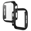 Etui ze szkłem do zegarka Bizon Case Watch Adamo do Apple Watch SE 3 / SE 2 / SE / 6 / 5 / 4 (40 mm), matowe czarne