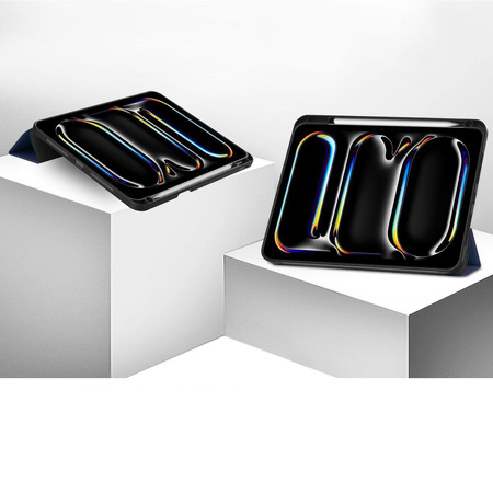 Etui Bizon Case Tab Lizard do iPad Pro 11" 5 gen. 2024, granatowe