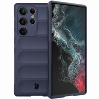 Pancerne etui Bizon Case Tur do Galaxy S23 Ultra, granatowe
