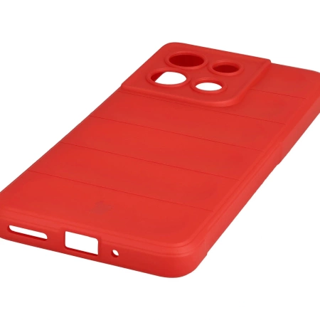 Pancerne etui Bizon Case Tur do Motorola Moto G86 5G, czerwone