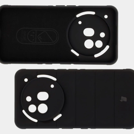 Pancerne etui Bizon Case Tur do Nothing Phone (3a) Pro, czarne