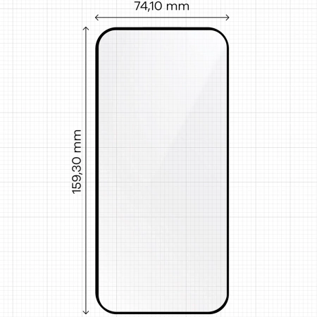 2x Szkło hartowane z ramką + szybka na aparat Bizon Edge 2 Pack do Xiaomi Redmi 14C 4G