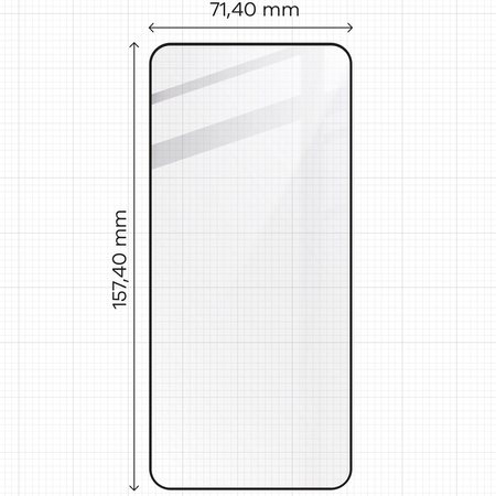Szkło hartowane Bizon Glass Edge 2 do Xiaomi Poco F6 Pro, czarne