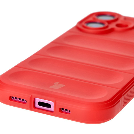 Pancerne etui Bizon Case Tur do iPhone 16, czerwone