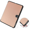 Etui Bizon Case Tab Croc do Oppo Pad Neo, różowozłote