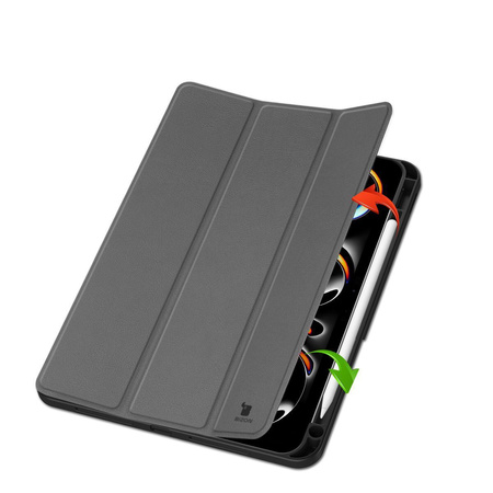 Etui Bizon Case Tab Lizard do iPad Pro 11" 5 gen. 2024, szare