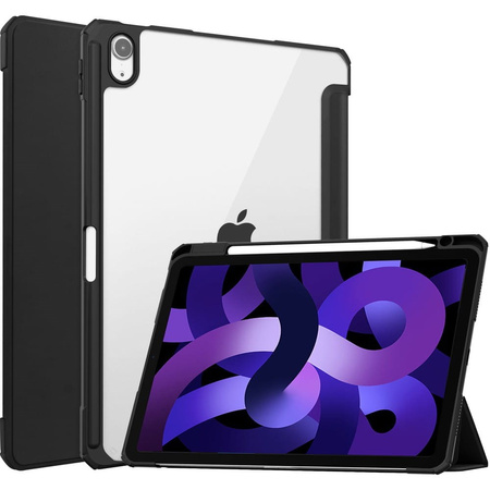 Etui Bizon Case Tab Clear Matt do iPad Air 6 / Air 5 / Air 4 / iPad Pro 11 2018, czarne