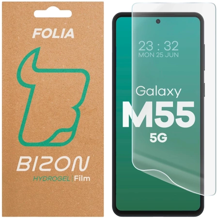 Folia hydrożelowa na ekran Bizon Glass Hydrogel Front do Galaxy M55 5G, 1 sztuka