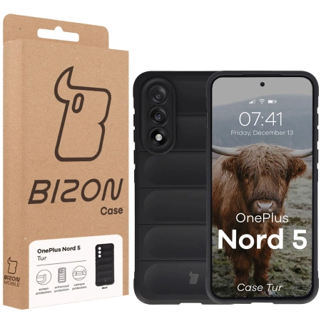 Pancerne etui Bizon Case Tur do OnePlus Nord 5, czarne