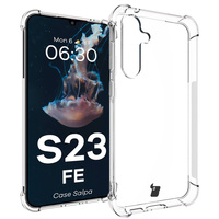 Elastyczne etui Bizon Case Salpa do Galaxy S23 FE, przezroczyste