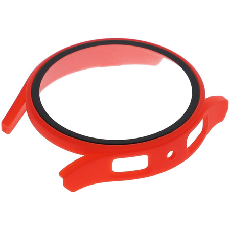 Etui Bizon Case Watch Adamo do Galaxy Watch FE / 5 / 4 40mm, czerwone