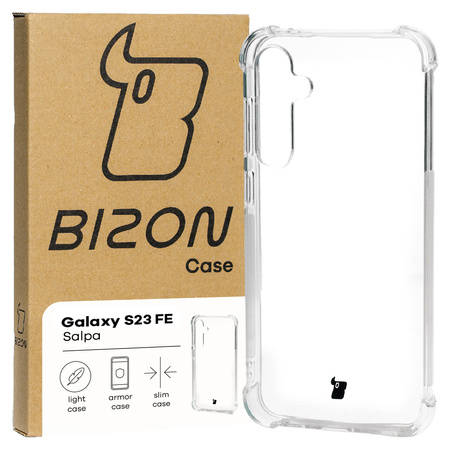 Elastyczne etui Bizon Case Salpa do Galaxy S23 FE, przezroczyste