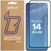 Szkło hartowane Bizon Glass Edge 3D do Realme 14 Pro 5G, czarna ramka