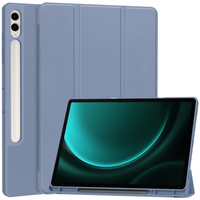 Etui Bizon Case Tab Lizard do Galaxy Tab S9 FE Plus, lawendowe