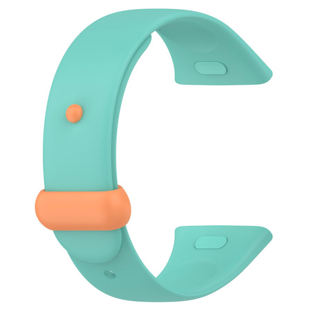 Pasek Bizon Strap Watch Nessy do Xiaomi Redmi Watch 3, ciemno-miętowy